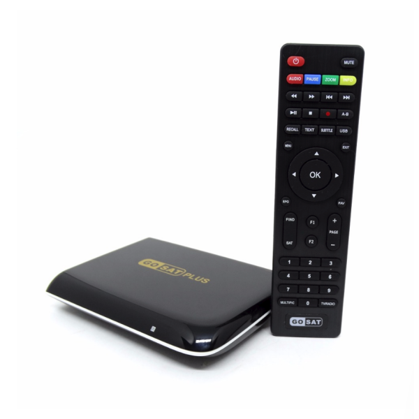 Receptor Gosat Plus com ACM/Wi-Fi/HDMI/USB Bivolt IKS SKS Vod Netlink fta