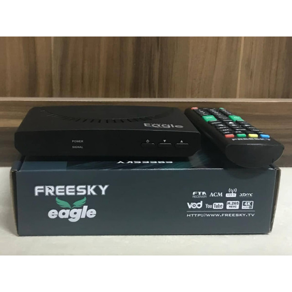 Receptor Freesky Eagle 4K H265 VOD IPTV 