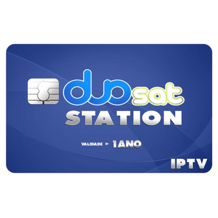 Cartão Duosat Station 365 dias IPTV