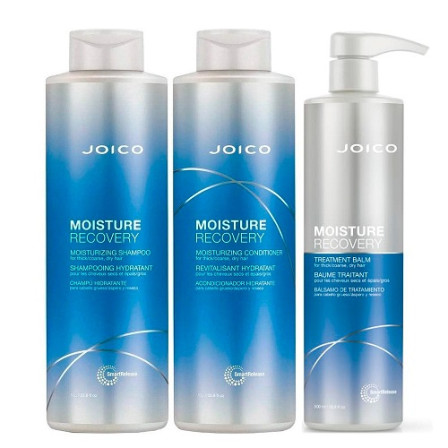Kit Joico Moisture Recovery Shampoo 1 LT + Condicionador 1 LT + Mascara 500 ML 